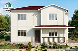 141 M2 İki Katlı Prefabrik Ev
