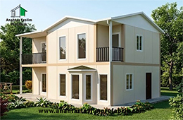 155 M2 İki Katlı Prefabrik Ev