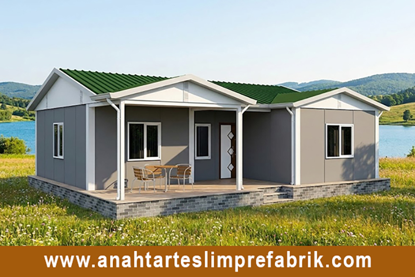 88 metrekare prefabrik ev