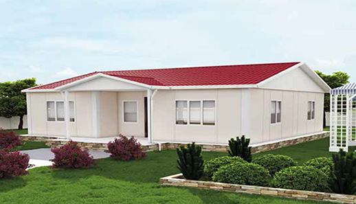 96 metrekare prefabrik ev