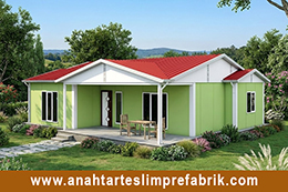 101 M2 Tek Katlı Prefabrik Ev