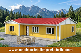 125 M2 Tek Katlı Prefabrik Ev