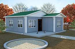 49 Metrekare Tek Katlı Prefabrik Ev