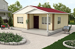 62 Metrekare Tek Katlı Prefabrik Ev