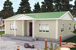 82  Metrekare Tek Katlı Prefabrik Ev