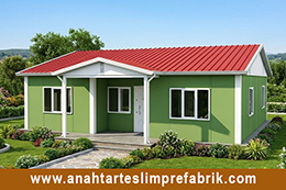 95 Metrekare Tek Katlı Prefabrik Ev