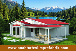 95 M2 Tek Katlı Prefabrik Ev